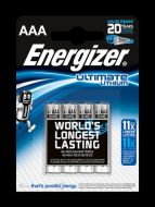 Baterie mikrotužka Energizer Ultimate Lithium (vel. AAA v blistru) 4ks