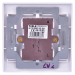 Vypínač 1 tlačítko PRAKTIK bílý spínač č. 1 – jednopólový (4FN58000.901)