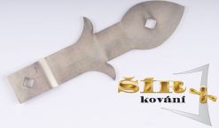Díl úhlový SELKA pro vratové závěsy SELKA 30,45,60 cm