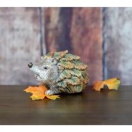 Dekorace podzimní ježek 8x13 cm