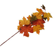 Dekorace podzimní větvička javoru 70 cm