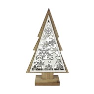 Dekorace stromeček Vánoční 18x10,5 cm