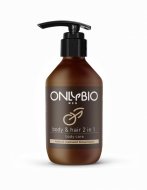 Gel sprchový pečující a šampon 2v1 OnlyBio pro muže 250 ml