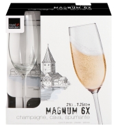 Sklenice na šampaňské 210 ml MAGNUM FLUTE 6 ks