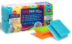 Houbička na nádobí 12 ks tvarovaná mix druhů Vektex
