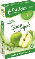 Svíčka čajová 6 ks Green Apple