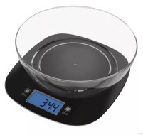 Váha kuchyňská 5 kg digitální černá EV025