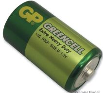 Baterie velké mono GP Greencell (vel. D ve fólii)