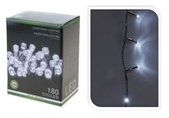 Světla vánoční 180 LED žárovek bílá vnitřní i venkovní
