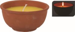Svíčka proti hmyzu Citronella 123g v keramickém obalu
