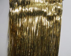 Lameta vánoční 50x40 cm hladká zlatá