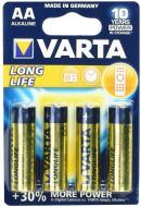 Baterie tužková alkalická Varta Longlife AA 4ks