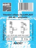 Těsnění sifonu umyvadla Alcaplast DN40-9 ks