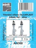 Těsnění sifonu dřezu Alacaplast DN50/40-9 ks