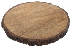 Podložka servírovací 30x2,5 cm mangové dřevo