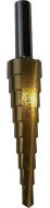 Vrták stupňovitý 04-12 mm TIN HSS ocel 4241 do kovu