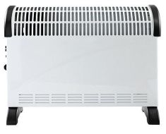 Konvektor 750 / 1250 / 2000 W s termostatem a ventilátorem