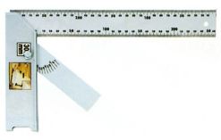 Úhelník Alu 300 mm s úhloměrem