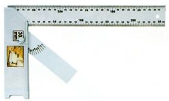 Úhelník Alu 500 mm s úhloměrem