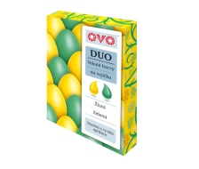 Barvy na vajíčka OVO DUO 2x20 ml (zelená, žlutá)
