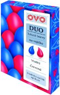 Barvy na vajíčka OVO DUO 2 x 20 ml (modrá, červená)