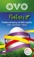 Barvy na vajíčka OVO-Nature "B" 3x5 g prášková barva (žlutá,karmín,fialová)