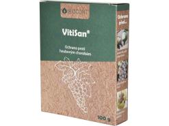 Postřik VitiSan zvyšuje odolnost rostlin proti padlí a plísni šedé 100 g