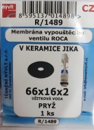 Těsnění membrána rovná vypouštěcího ventilu ROCA