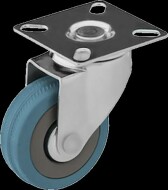Kolo přístrojové 50 mm otočné gumové na plast disku (nosnost 35 kg) série Q8400