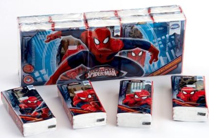 Kapesníky Disney Spider Man 10 ks 3 vrstvé