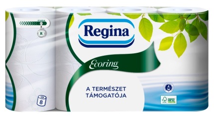 Papír toaletní 2 vrstvý Regina Ecoring 8