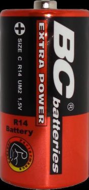 Baterie malé mono BC fólie R14