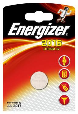 Baterie plochá knoflík CR 2016 Energizer Lithium