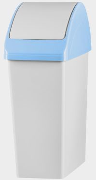 Koš odpadkový ECO-Swing 10 l bílo/modrý plast