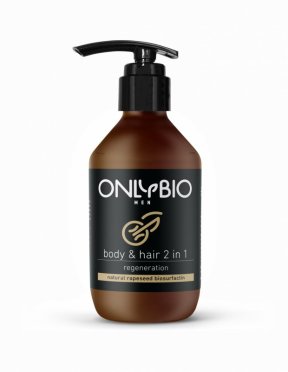 Gel sprchový a šampon pro muže OnlyBio regenerační 250 ml