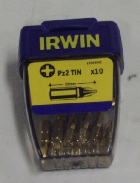 Bit 1/4"25 mm PZ3 TIN