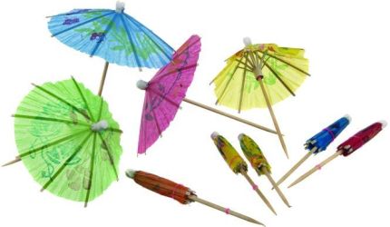 Deštníčky ozdobné 10ks PARTY
