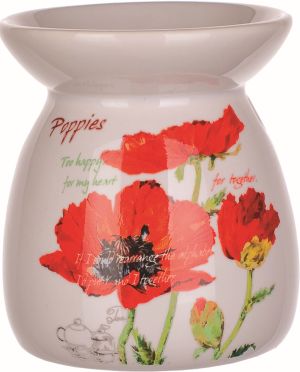 Lampa aroma 10,2 cm Vlčí mák keramika