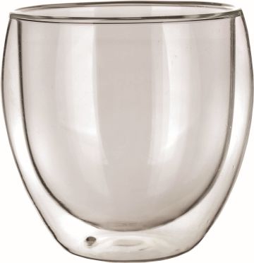Sklenice 250 ml dvoustěnná borosilikátové sklo Doblo