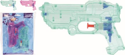 Pistole stříkací dětská 2 ks 15 cm plast