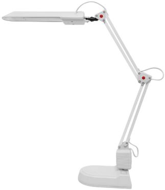Lampa stolní LED 8W, 630 lm, 4000K bílá s otočnými klouby