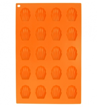 Forma na 20 ks pracinek silikon oranžová