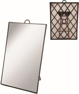 Zrcadlo stojánek 18x13 cm