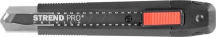 Nůž odlamovací 18 mm s posuvnou aretací Strend Pro Premium BlackMatt