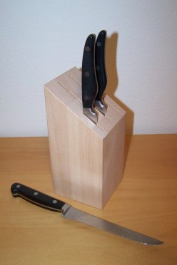 Blok na 5 nožů rovný