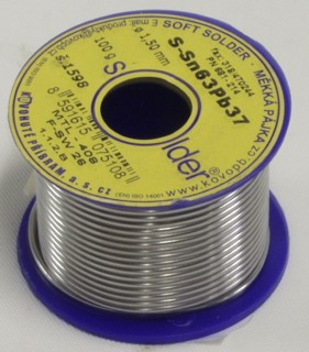 Cín SN 63 PB 37 - drát 1,5 mm - 100 g