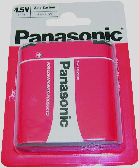Baterie plochá 4,5 V Panasonic / fólie
