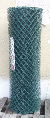 Pletivo PVC 100/zelené zapletený drát