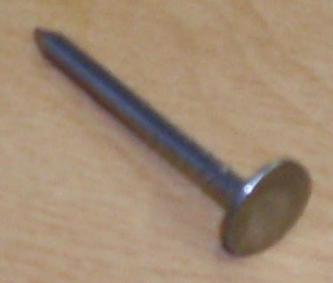 Hřebík lepenkový do krytiny 2,5x32 mm FE s velkou hlavou
